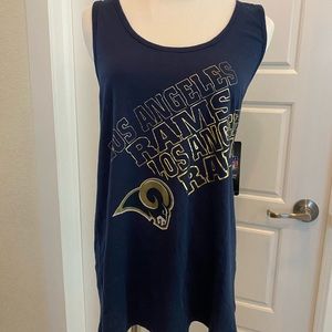 NWT NFL Los Angeles Rams women’s XL tank top